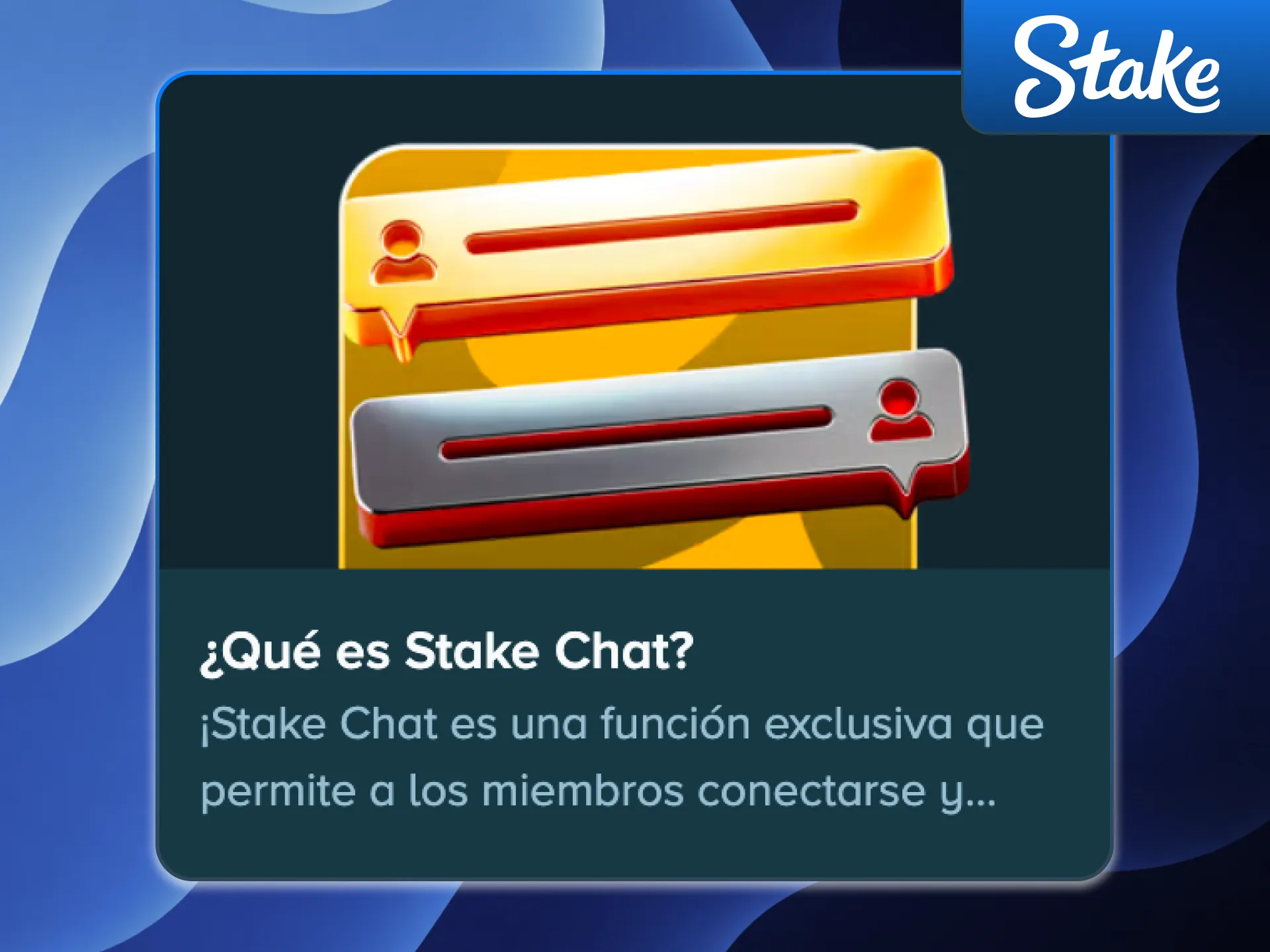 Participa en la Lluvia en el Chat y activa los Reloads en Stake.